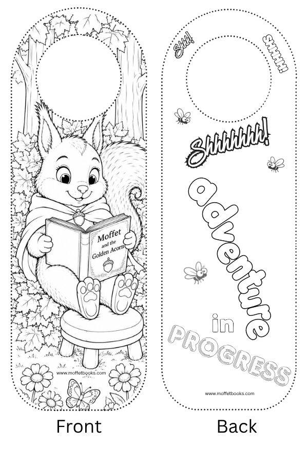 moffet's 21 day activity club - door hangers - ages 4-8