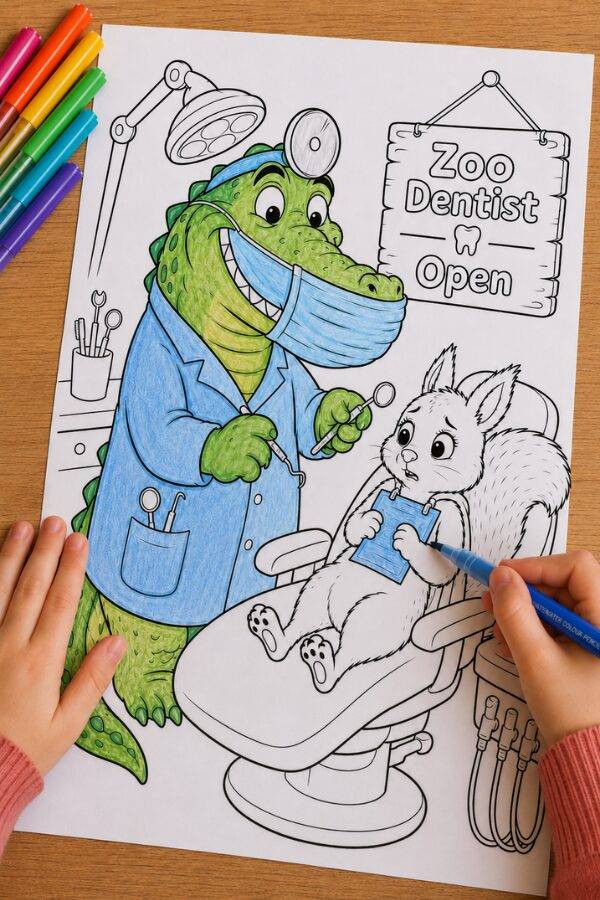moffet's 21 day activity club - Colouring pages - ages 4-8