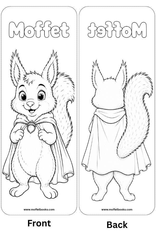 moffet's 21 day activity club - Colouring bookmarks - ages 4-8