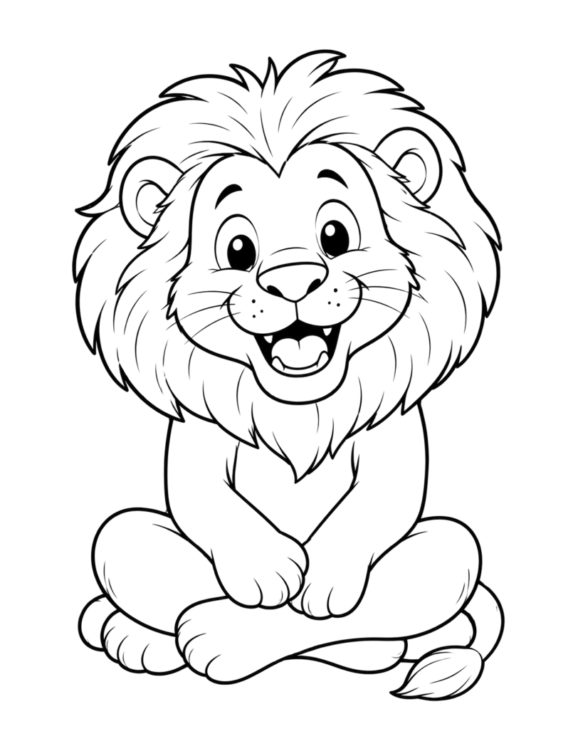 Moffet in the zoo, big colouring book series, book content, ages 4-7