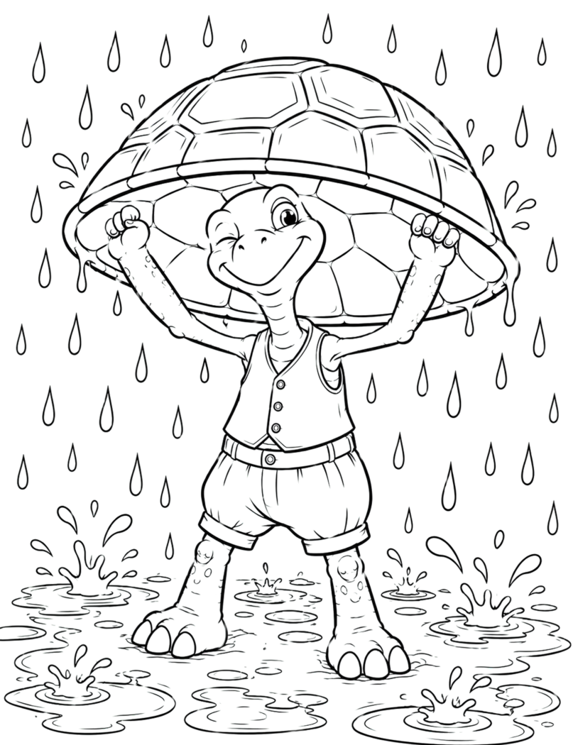 Moffet in the zoo, big colouring book series, book content, ages 4-7