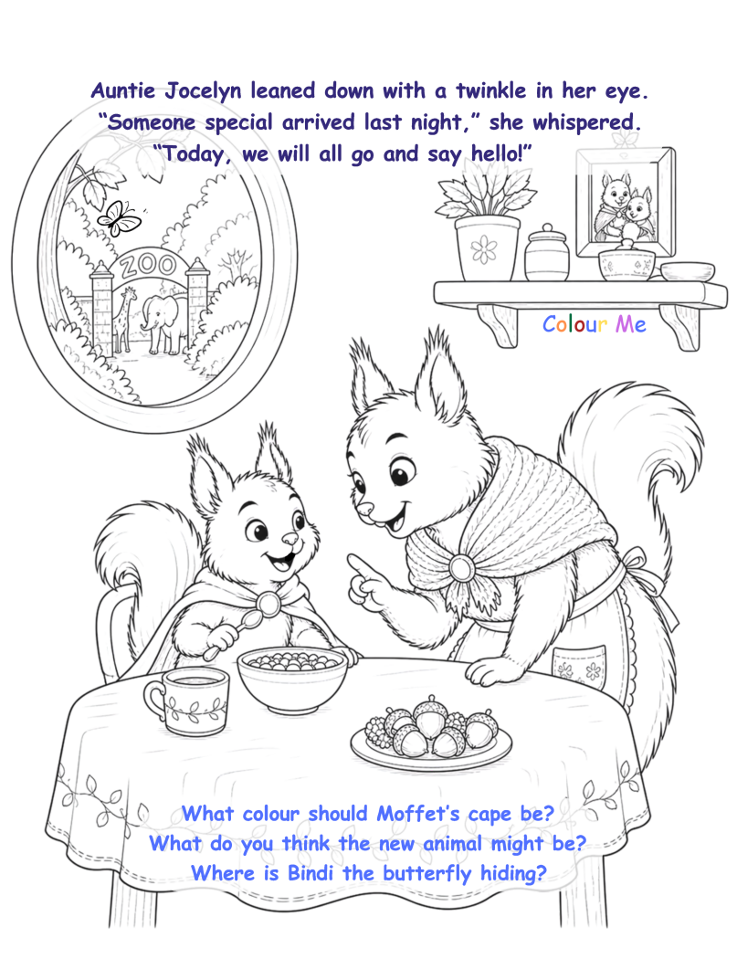 Moffet and Noodle, adventure story, book content, ages 4-7