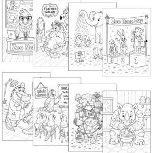 The Explorer Pack - 15 Home Printables - Colouring Pages