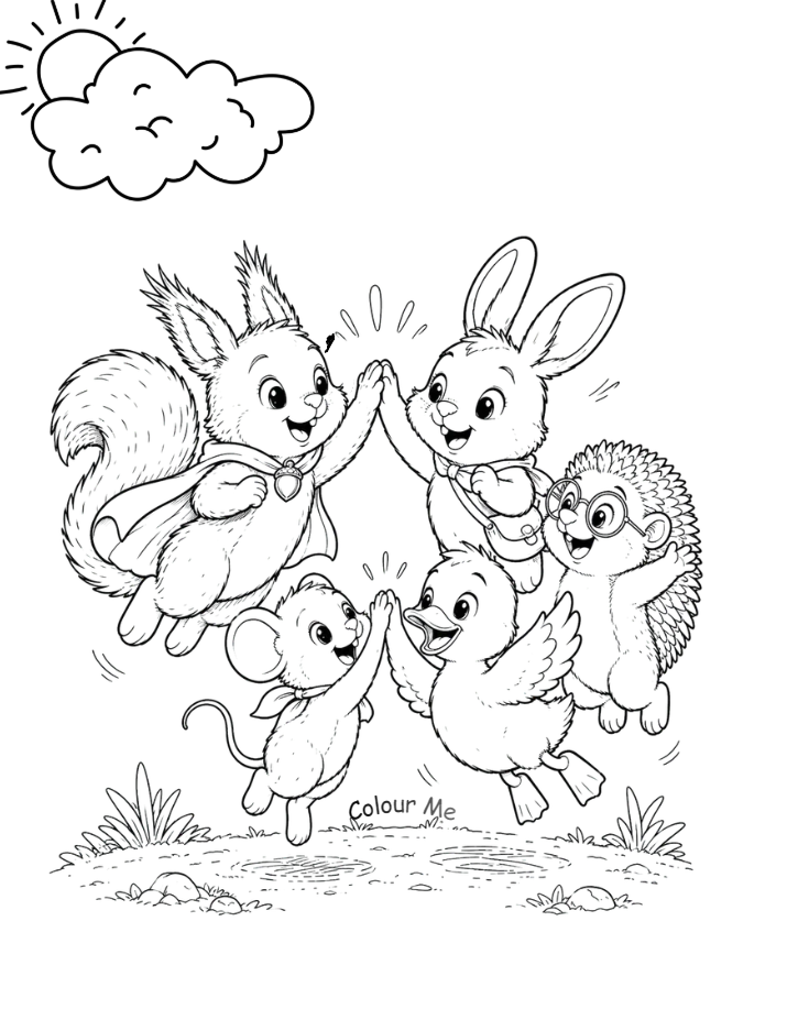 moffet and the golden acorn book for 4-7 year olds