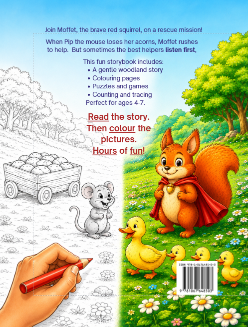 moffet and the rescue mission - ages 4-7, adventure story and activity book