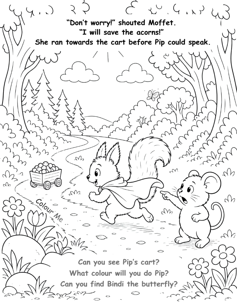 moffet and the rescue mission - ages 4-7, adventure story and activity book
