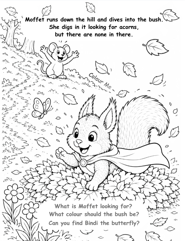 moffet and the rescue mission - ages 4-7, adventure story and activity book