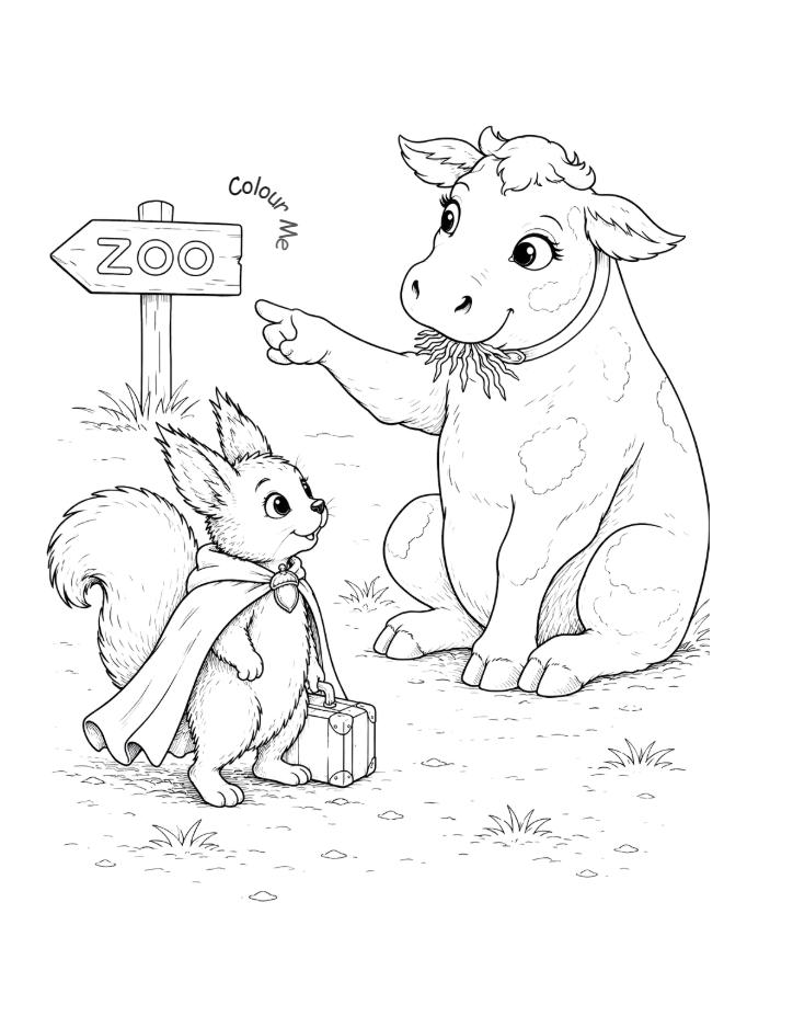 moffet and the zoo trip book for 4-7 year olds