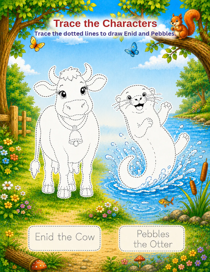 moffet and the zoo trip book for 4-7 year olds