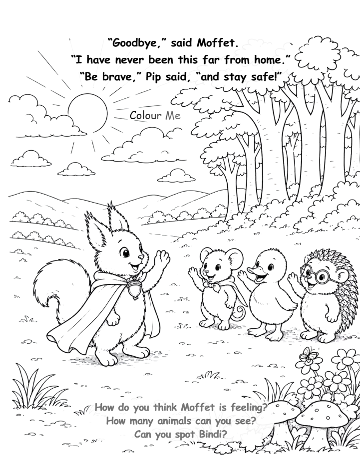 moffet and the zoo trip book for 4-7 year olds