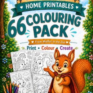 66 page Home printables - colouring pages in the zoo
