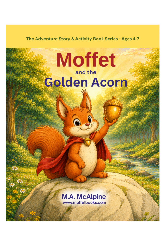 Moffet books - adventure story and activity book series - ages 4-7