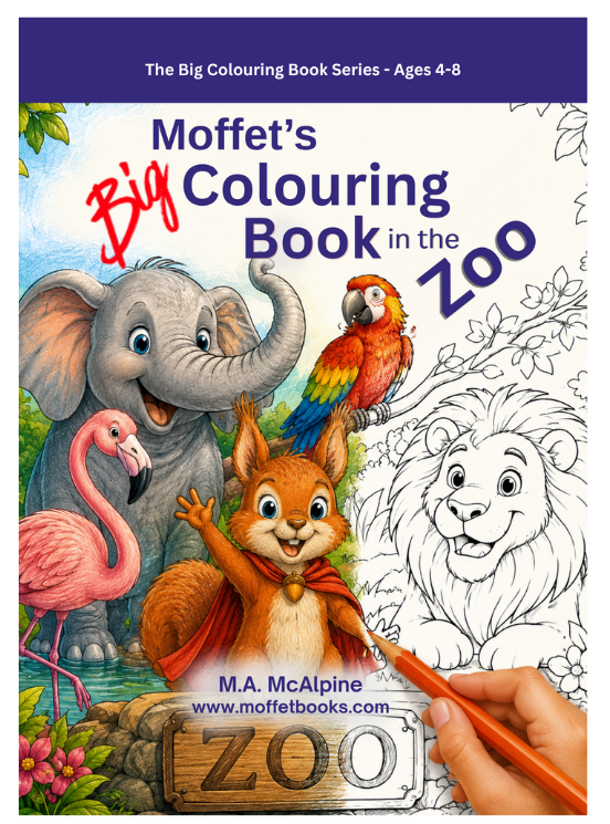 Moffet books - the big colouring book series - ages 4-8
