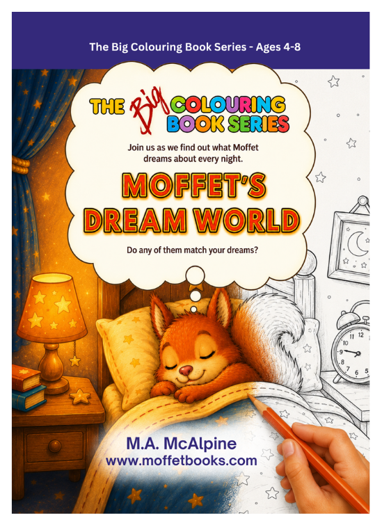 Moffet books - the big colouring book series - ages 4-8