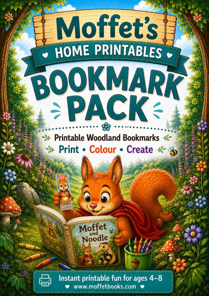 home printables - set 2 bookmarks - ages 4-8