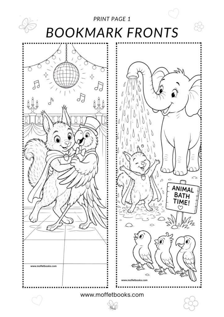 moffet jumbo bookmarks - ages 4-8