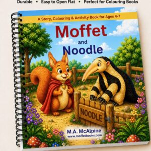 moffet and noodle, adventure story and activity book, ages 4-7