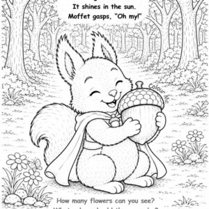 moffet and the golden acorn book for 4-7 year olds