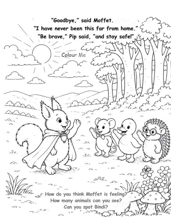 moffet and the zoo trip book for 4-7 year olds