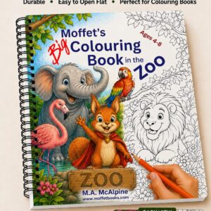 moffet in the zoo, adventure story and activity book, ages 4-7
