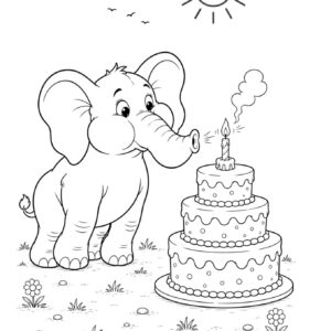 moffet in the zoo, big colouring book, ages 4-8