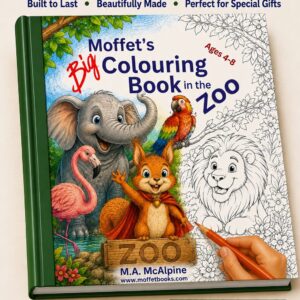 moffet in the zoo, adventure story and activity book, ages 4-8