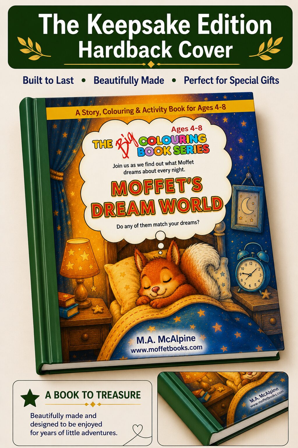 moffet's Dream World, The big colouring book series, ages 4-8