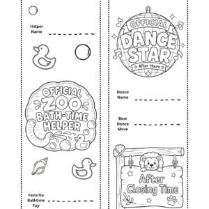 home printables - set 3 bookmarks - ages 4-8