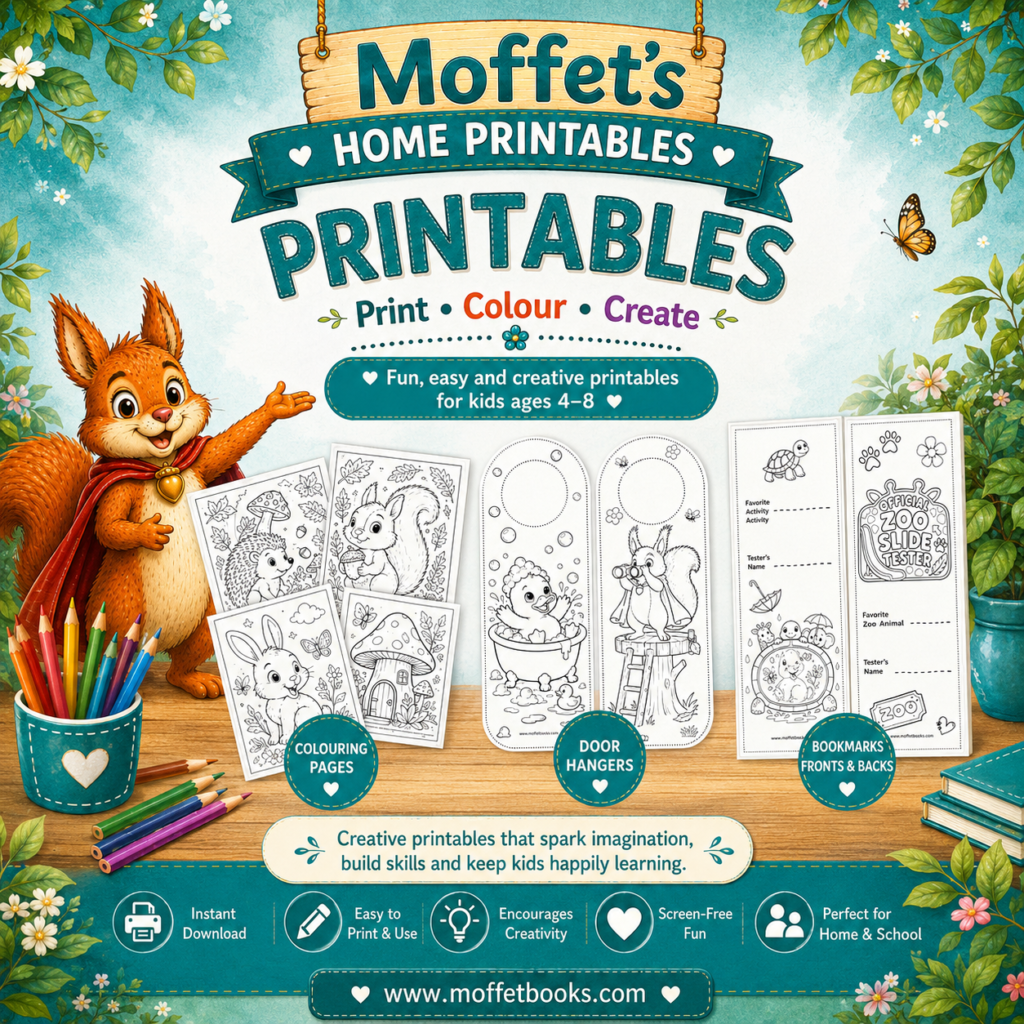moffet books, moffets home printables