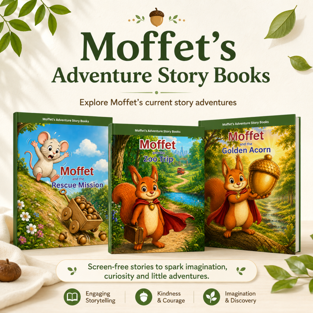 moffert books, moffets adventure story books