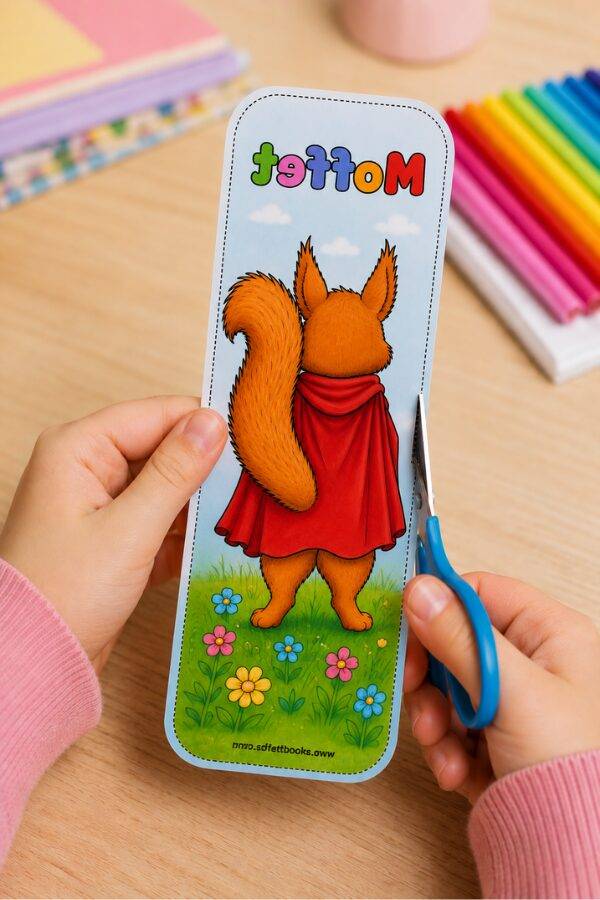 moffet's 21 day activity club - Colouring bookmarks - ages 4-8
